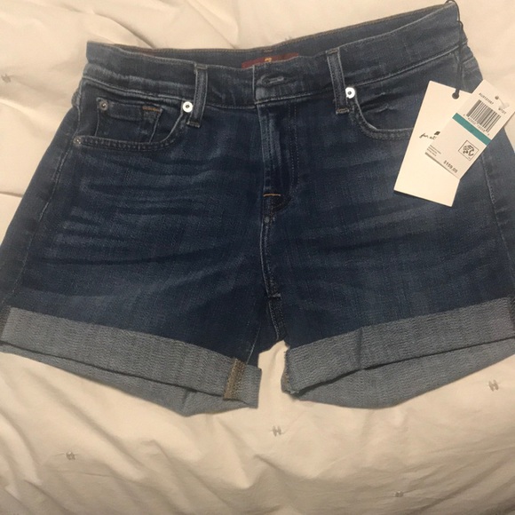 7 for all mankind women’s denim shorts